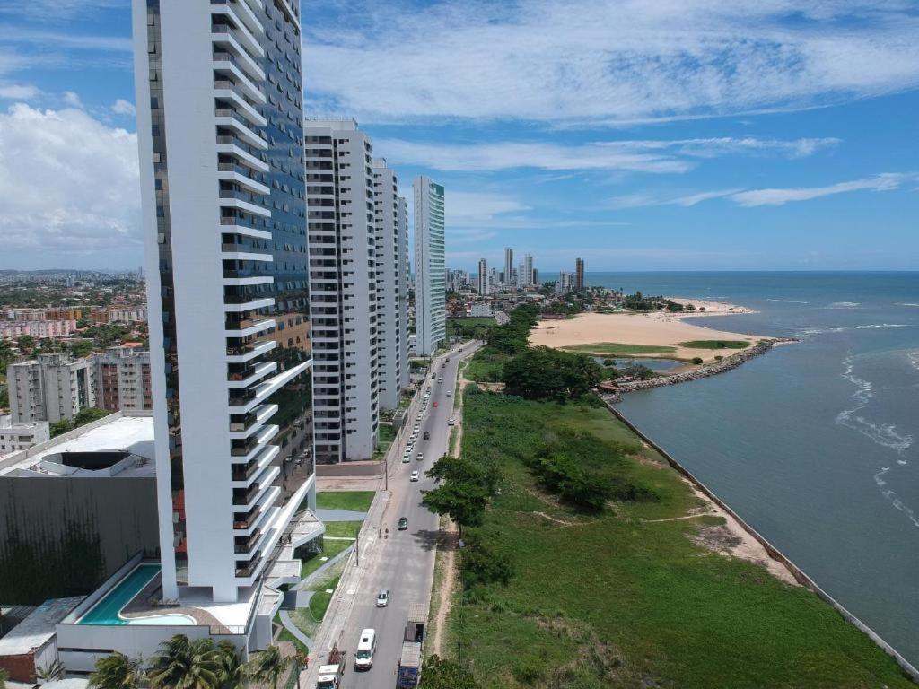 Flat Beira Mar Barra De Jangada Recife Andar Alto Exterior foto
